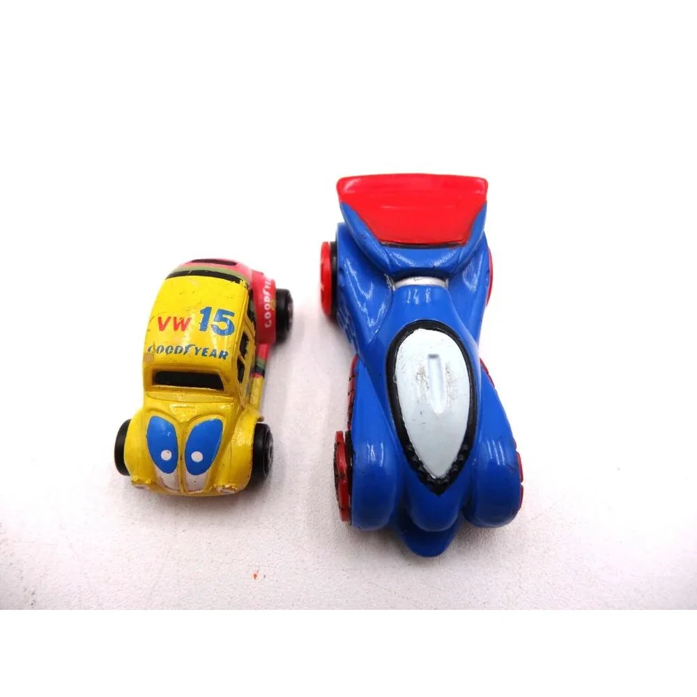 Galoob Micro Machines Volkswagon Beetle Goodyear VW Bug #15 Vintage Spiderman ca